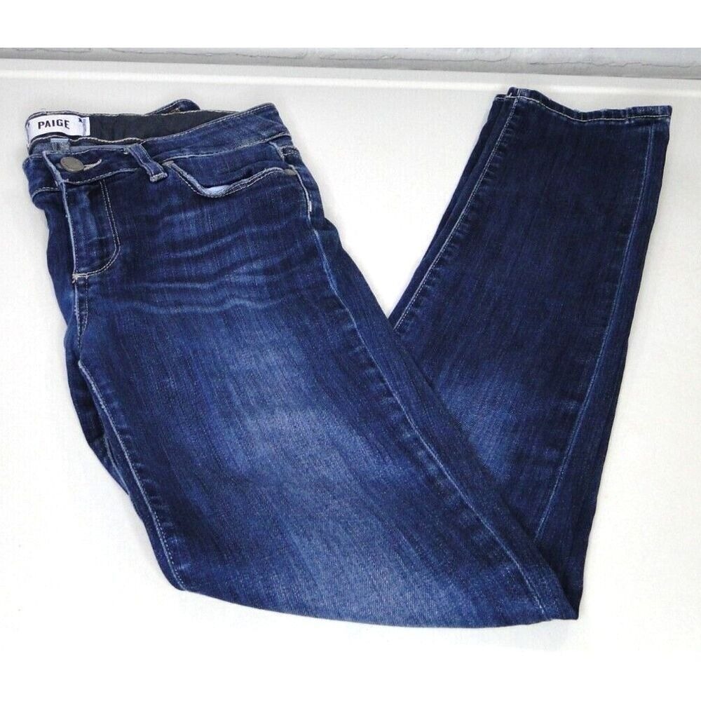 Paige Skyline Skinny Denim Jeans Size 28 Made in‎ USA Low Rise